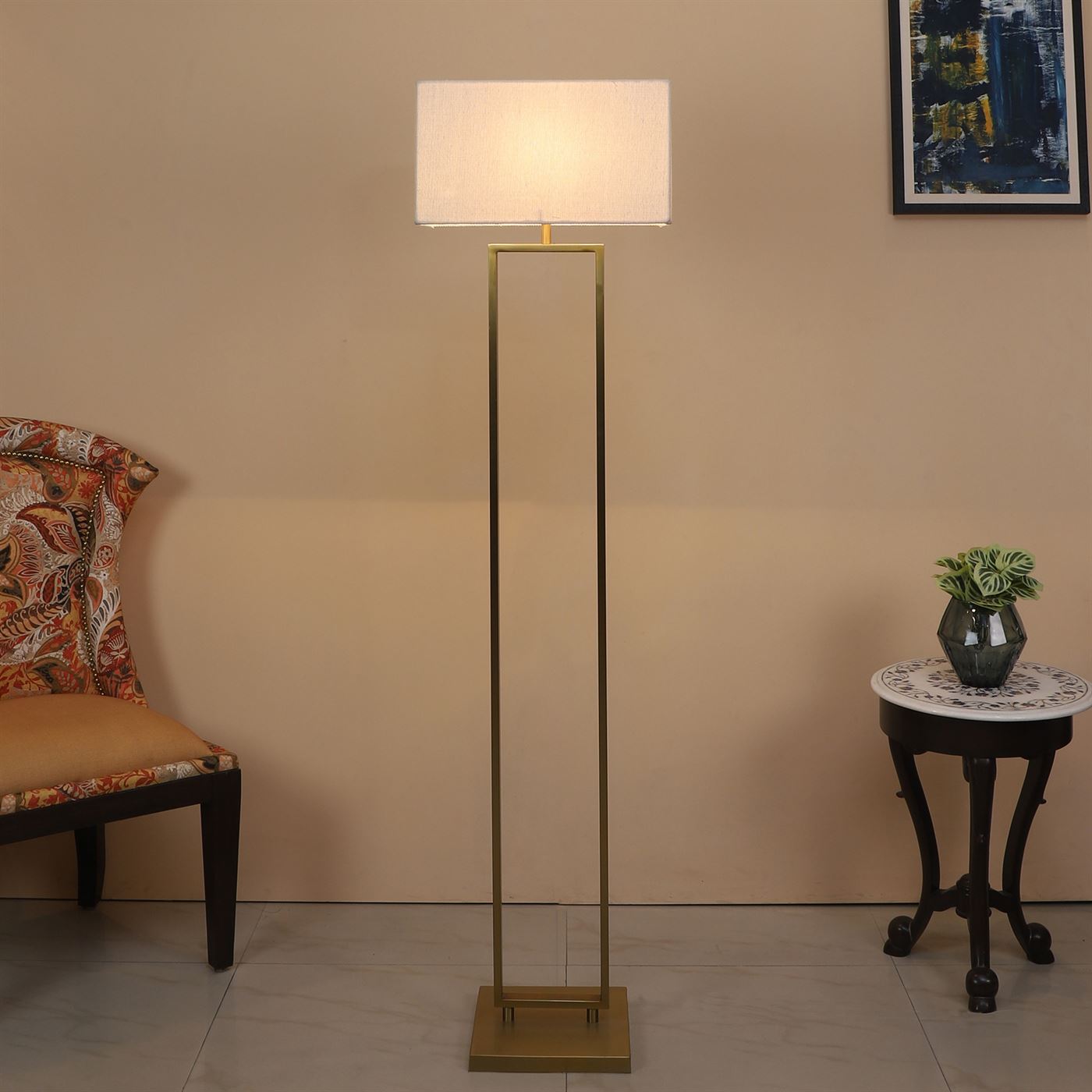 Hoag's Object II Floor Lamp Frame Floor Lamp