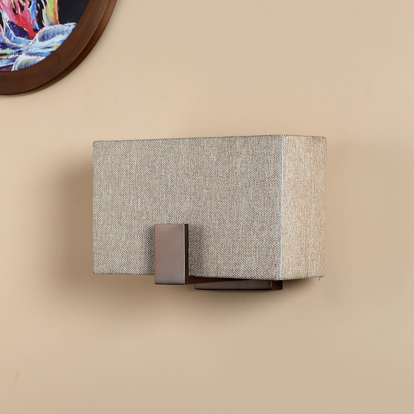 Thick L shape wall light (Rose gold)