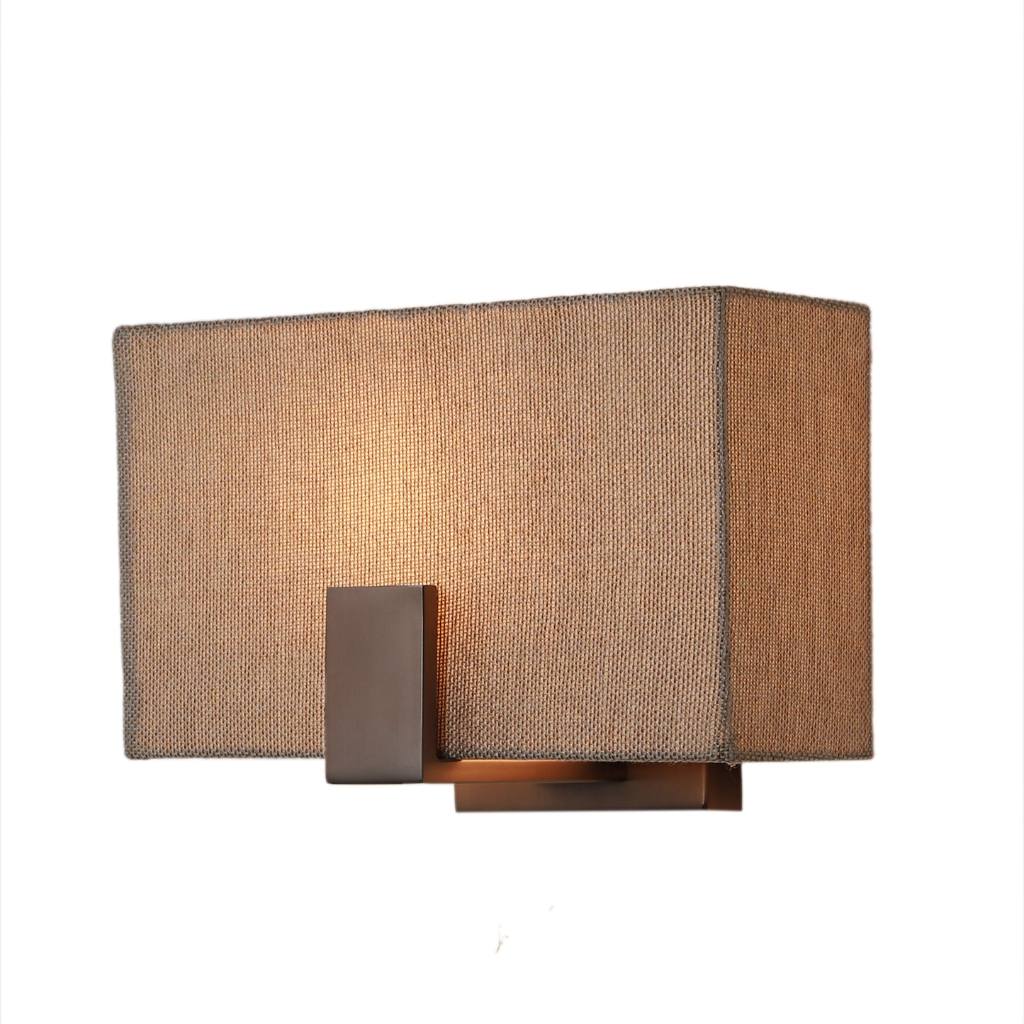Thick L shape wall light (Rose gold)