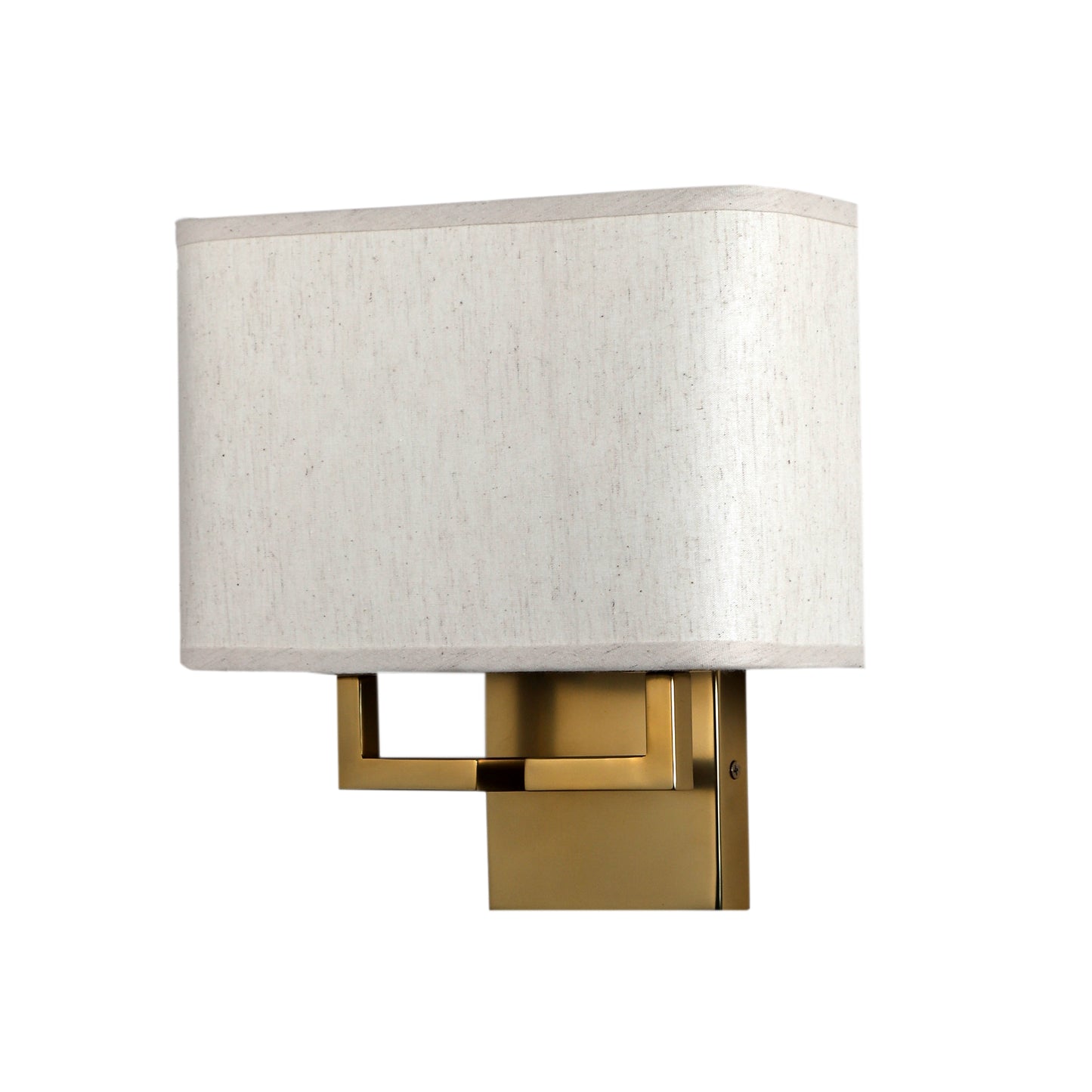 Square base Double arm Wall Light