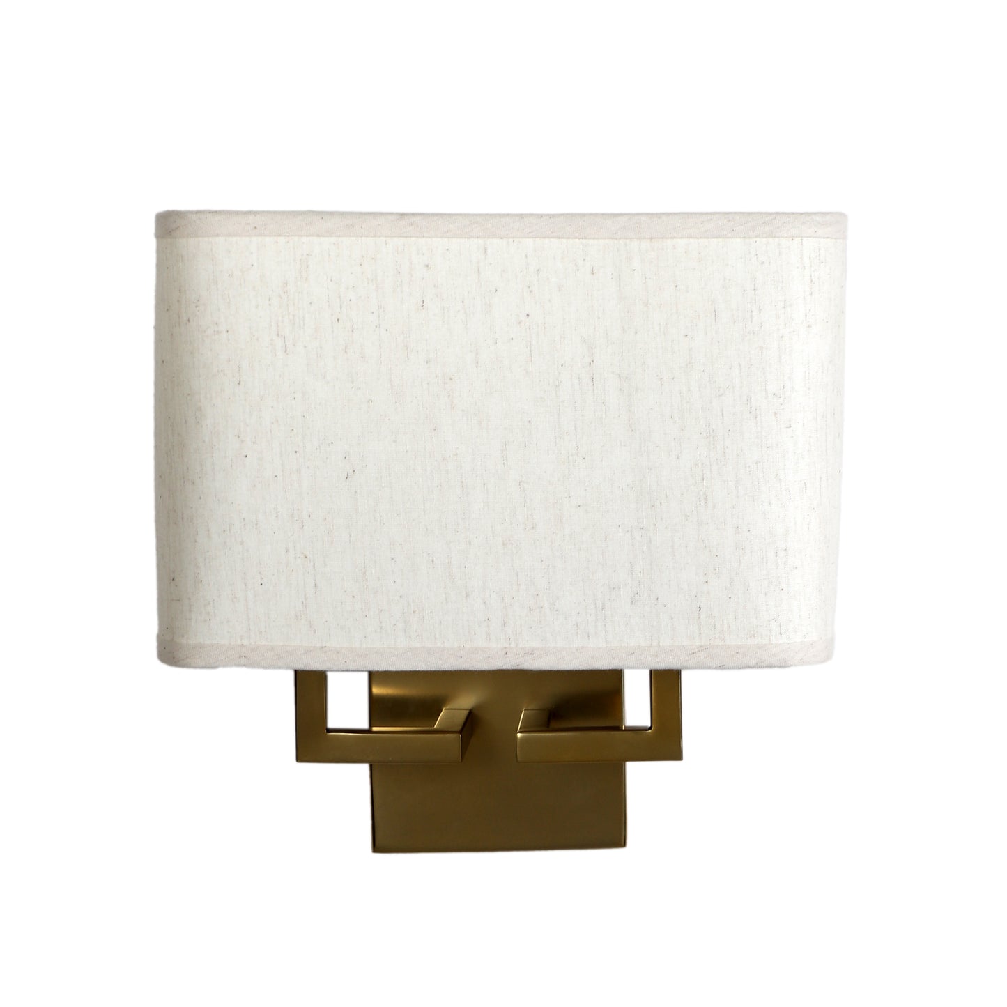 Square base Double arm Wall Light