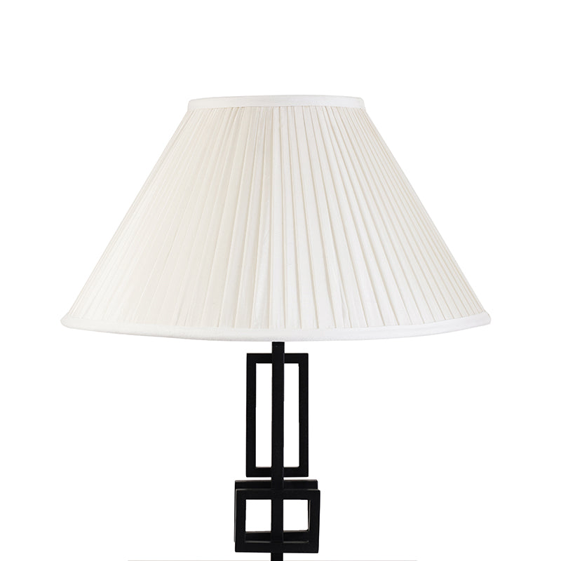 Classic Empire shade (Off white) pleated  Raw Silk Fabric