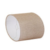 Shallow Drum shade (beige) Jute Fabric