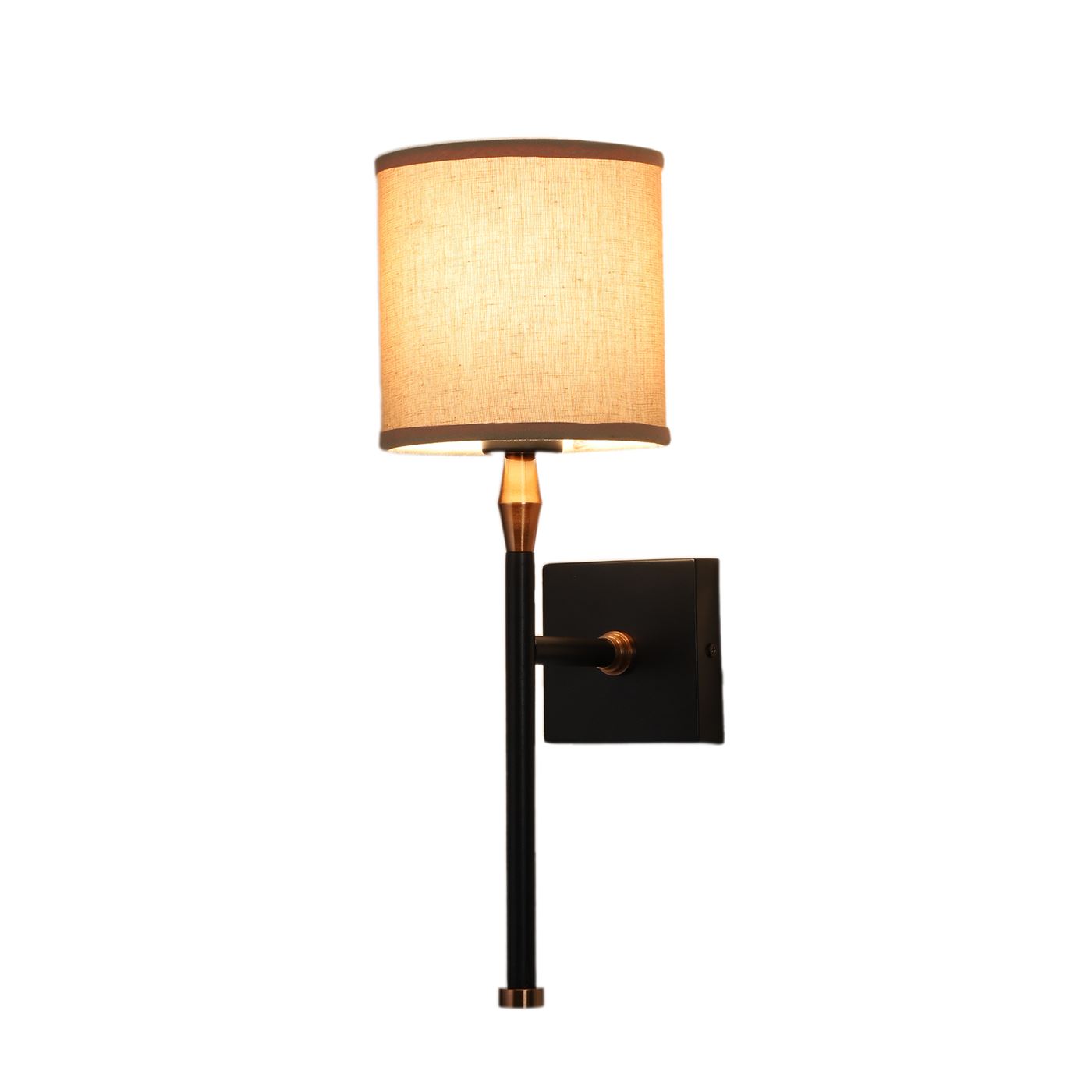 Taurus Wall Light (Black/rose gold)