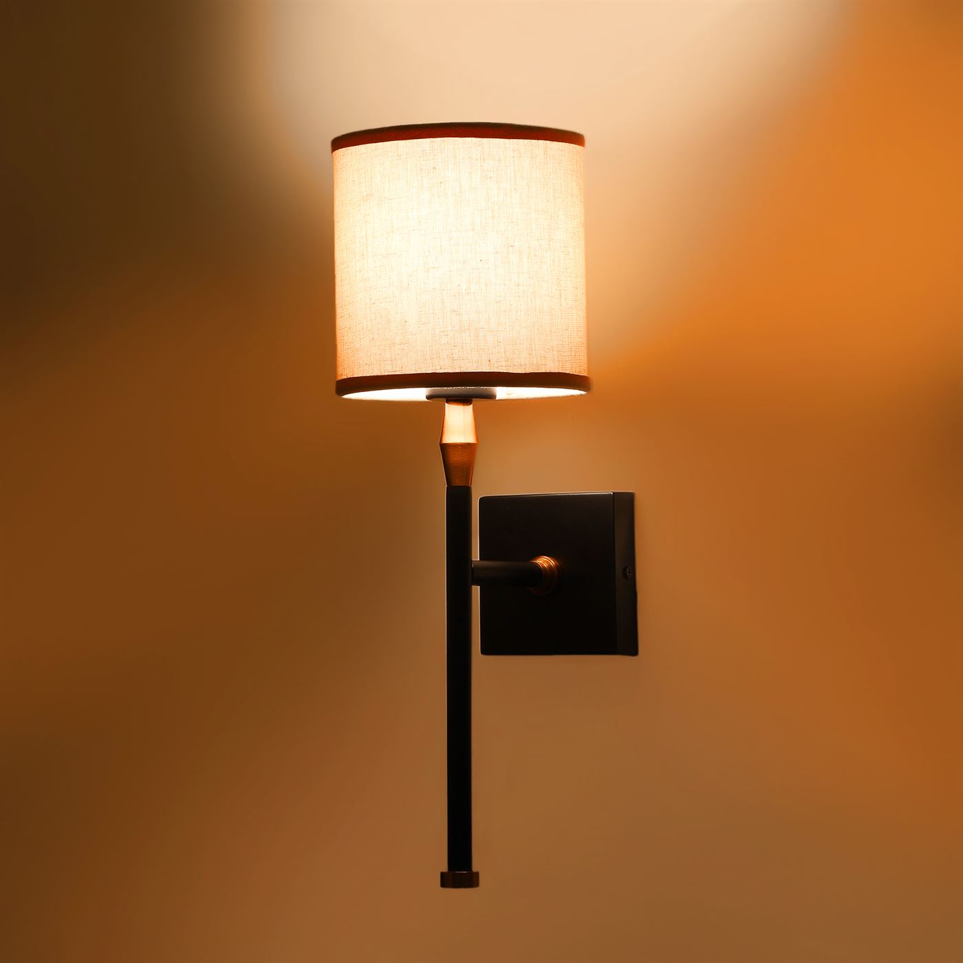 Taurus Wall Light (Black/rose gold)