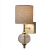 Vega Wall Light (Stone Finish + Clear)