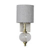 Vega Wall Light (Stone Finish + Clear)
