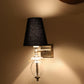 Square base single Wall Light with oval glass shape