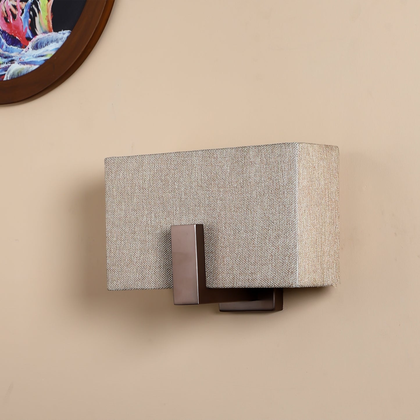 Thin L shape wall light (Rose gold)