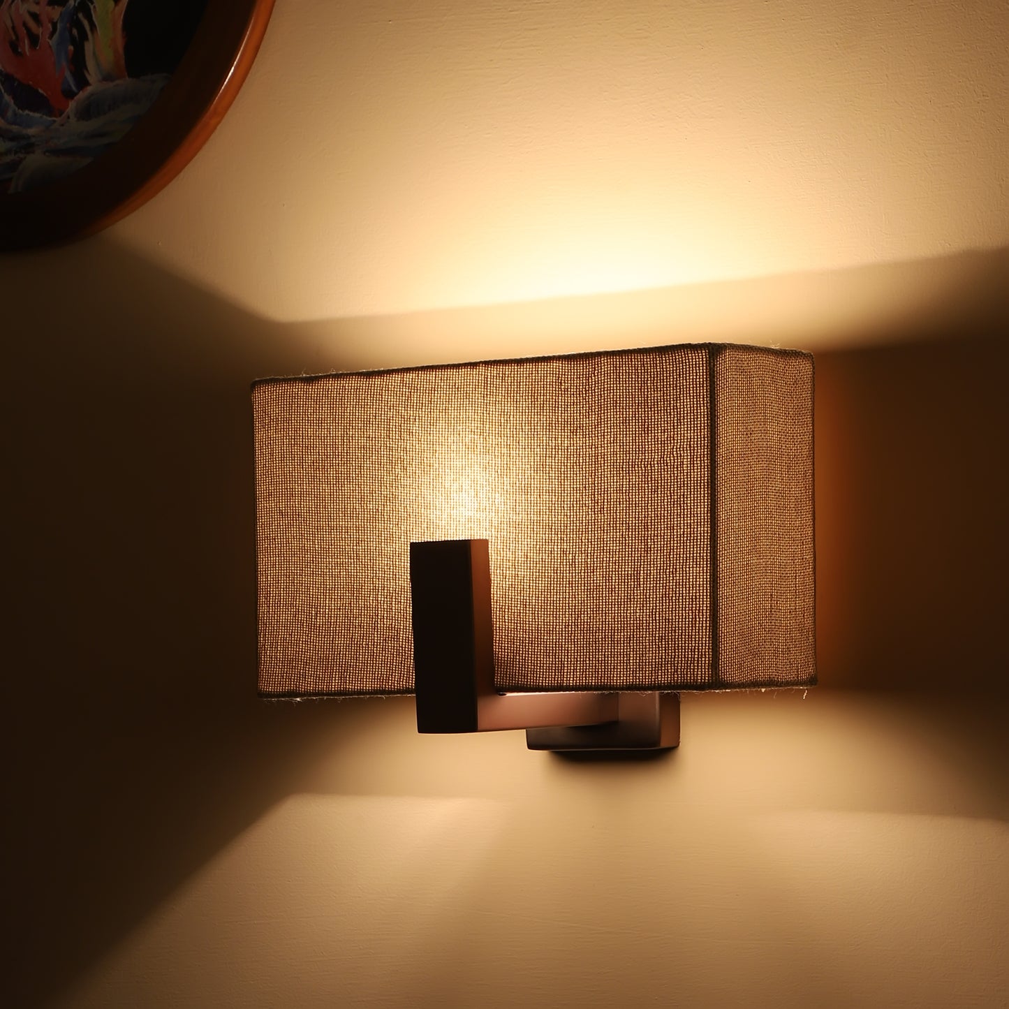 Thin L shape wall light (Rose gold)