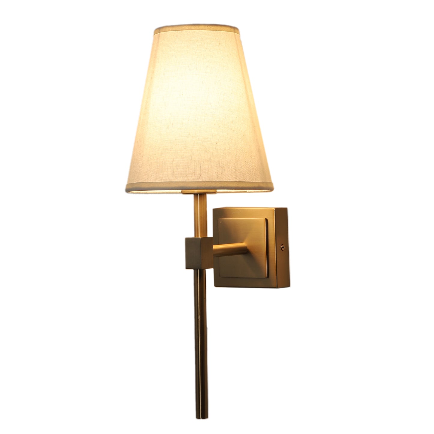 Square base single arm Wall Light