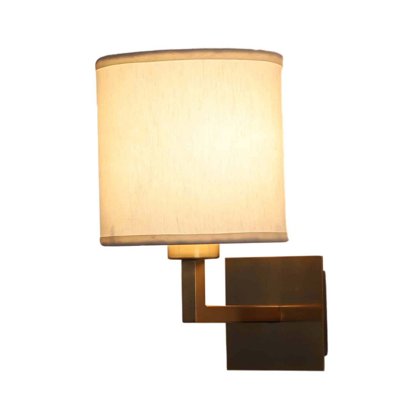 Square base single wall light
