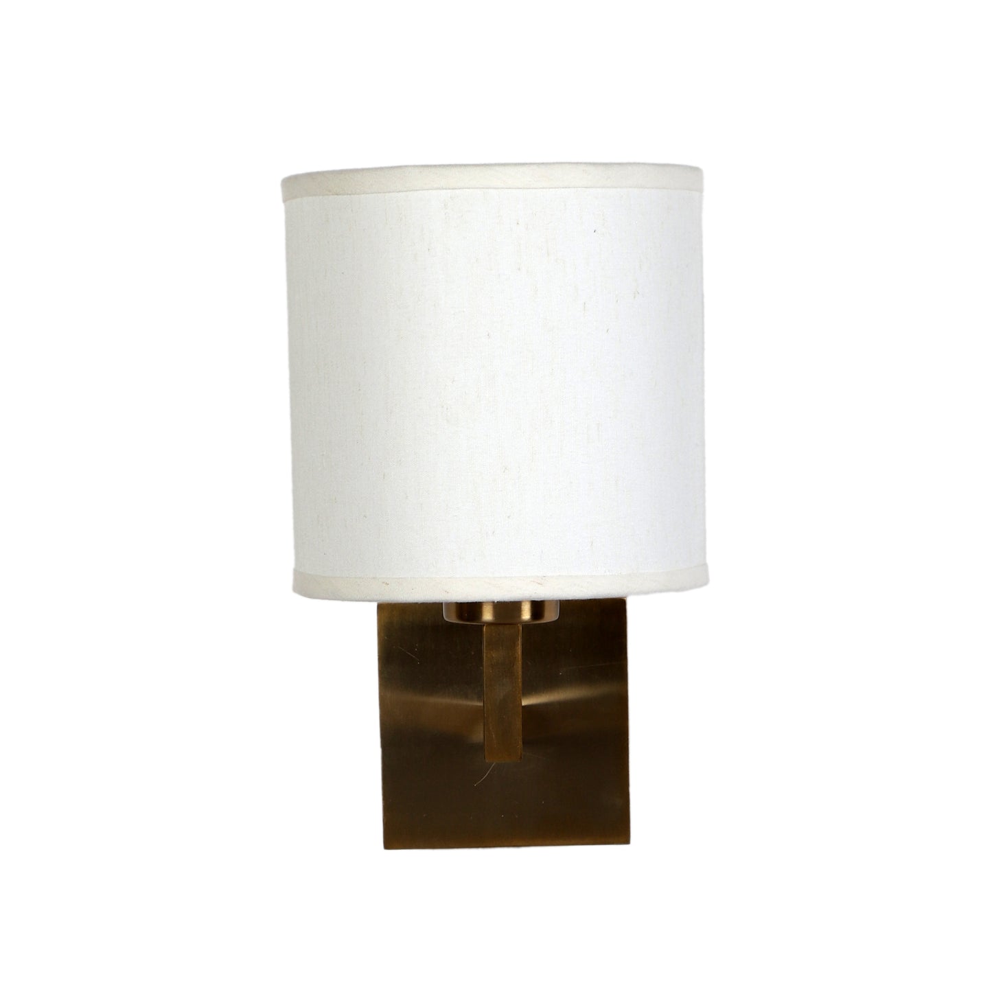 Square base single wall light