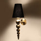 Round base long round balls Wall Lights