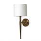 Round base sleek rod Wall Light