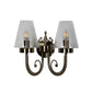 Double arm Wall Light with clear glass