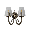 Double arm Wall Light with clear glass