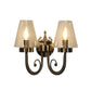 Double arm Wall Light with clear glass