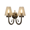 Double arm Wall Light with clear glass