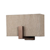 Thin L shape wall light (Rose gold)