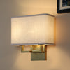 Square base Double arm Wall Light