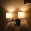 Rectangle base Double arm block Wall Light