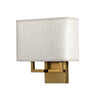 Square base Double arm Wall Light