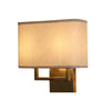 Square base Double arm Wall Light
