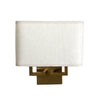 Square base Double arm Wall Light