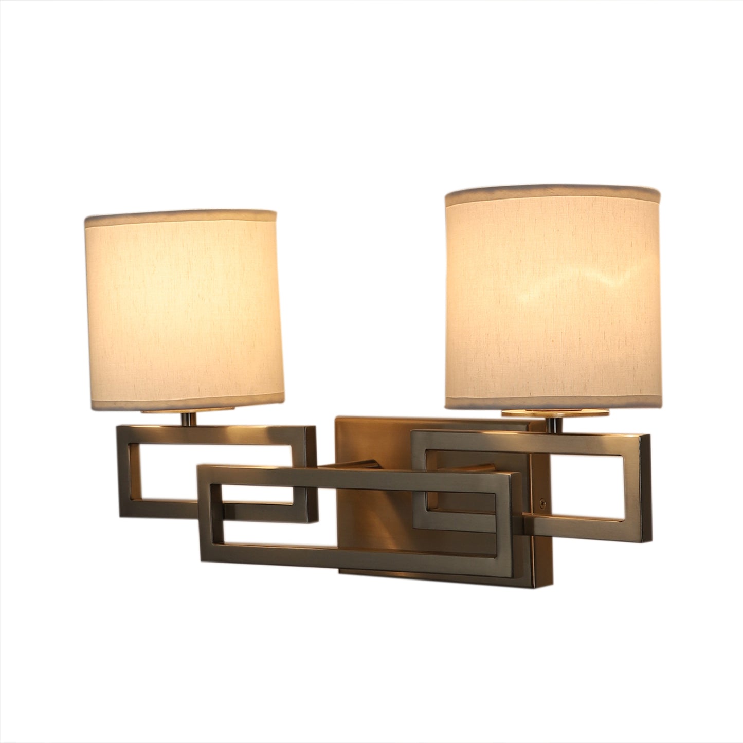Rectangle base Double arm block Wall Light