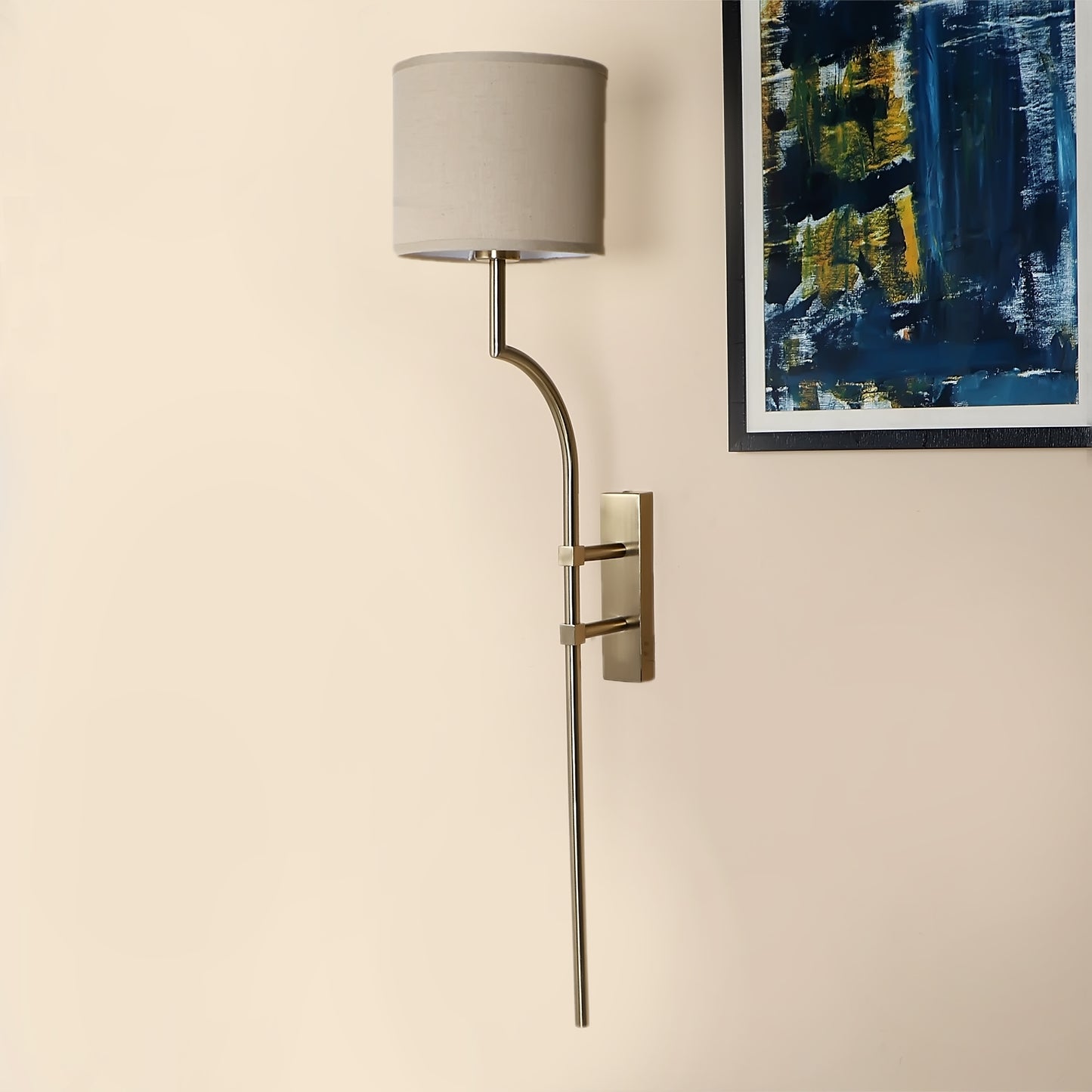 Rectangle base Long sleek Wall Light