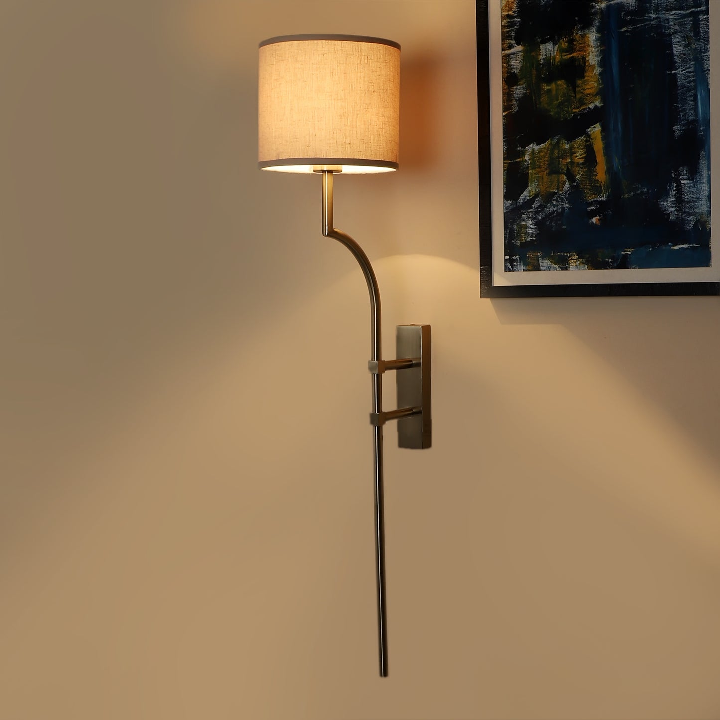 Rectangle base Long sleek Wall Light