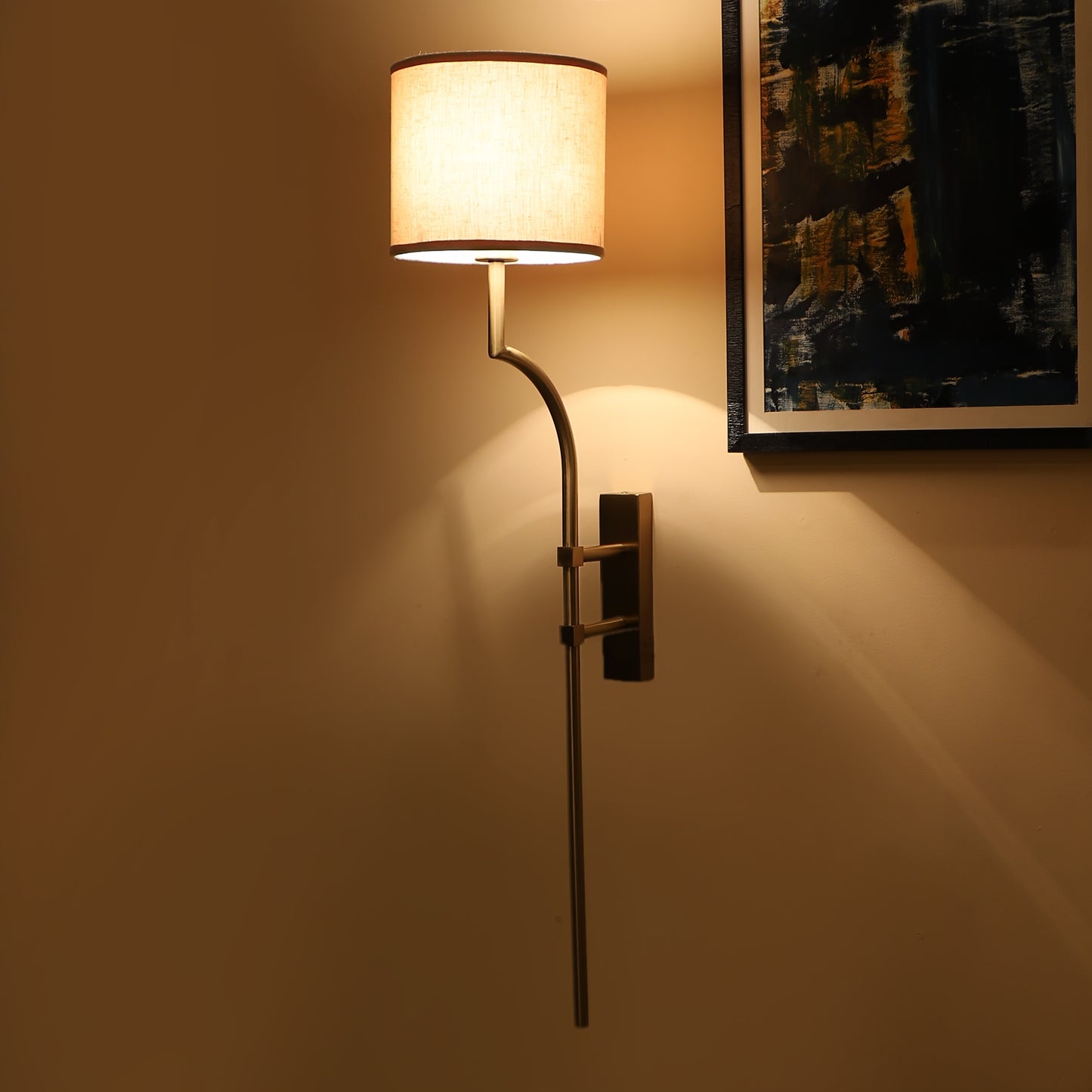 Rectangle base Long sleek Wall Light