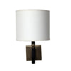Square base Curl arm Wall Light