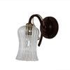 Round base Downward single arm Wall Light
