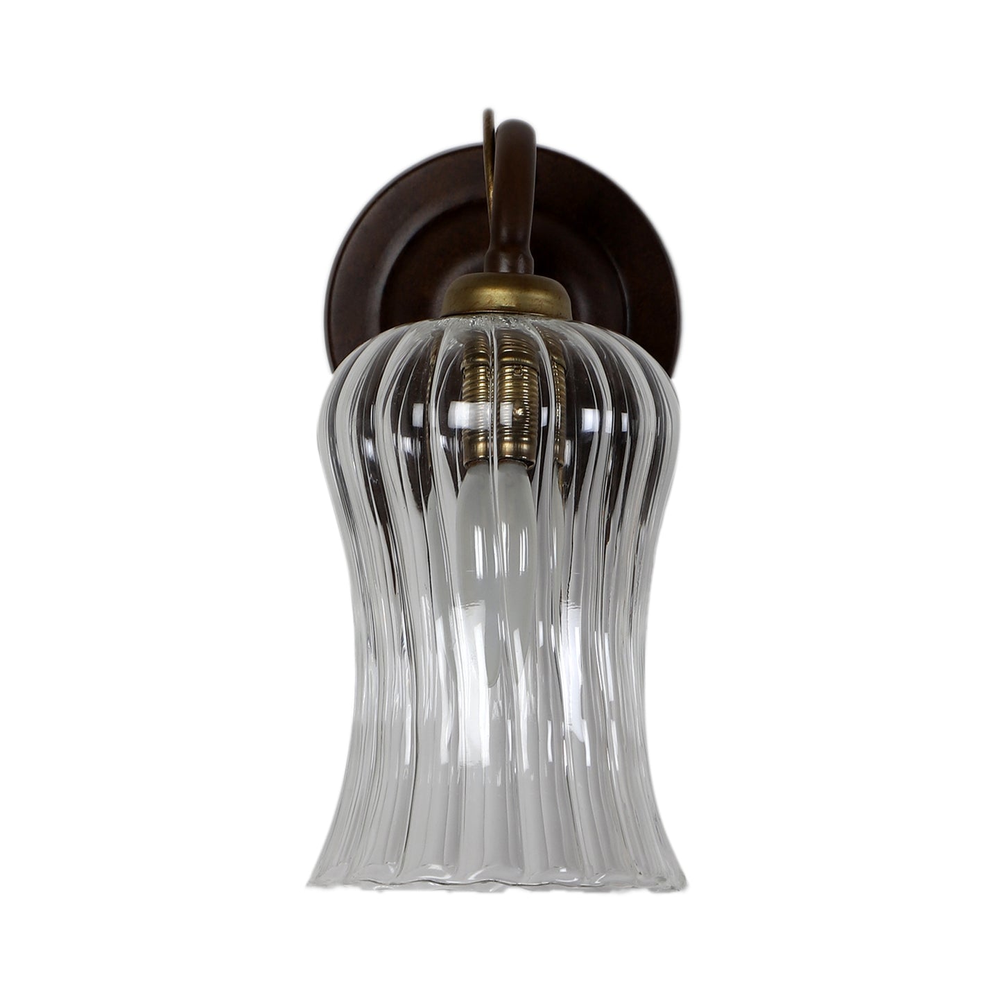Round base Downward single arm Wall Light