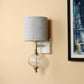 Vega Wall Light (Stone Finish + Clear)